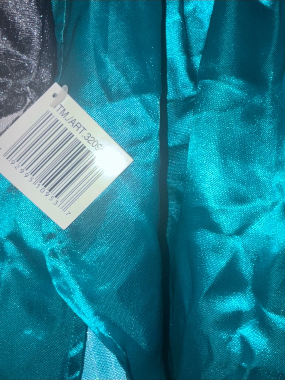 Disney's Queen Anna Frozen in Teal, Black & Purple Princess Dress Up Girls S - Picture 9 of 14